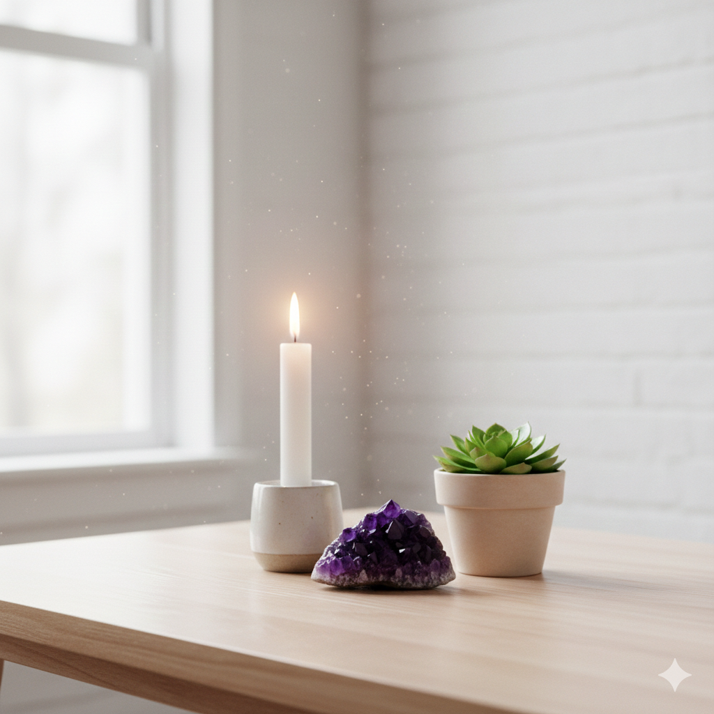 criar um altar espiritual