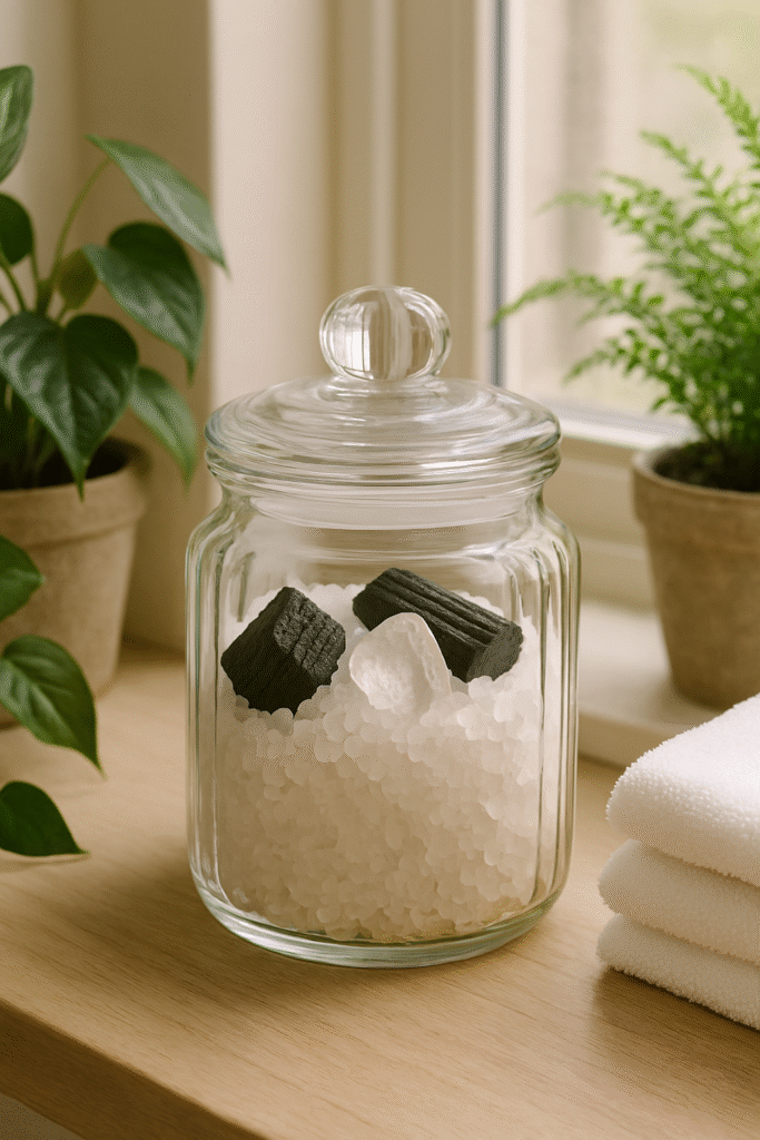 Limpeza energética com sal grosso