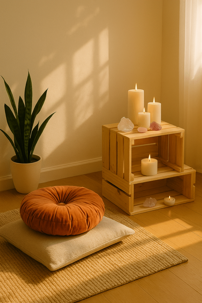 altar com luz natural