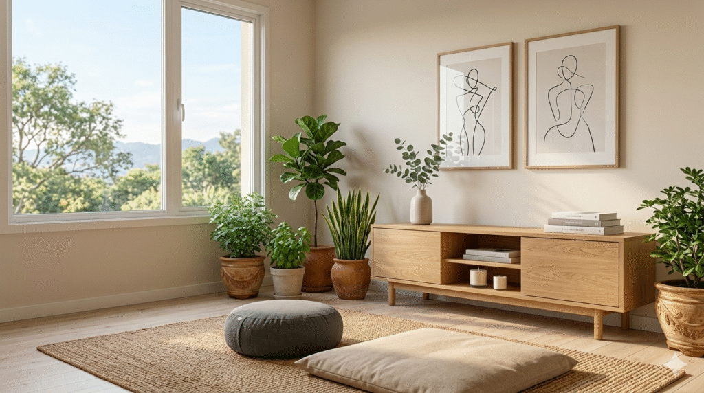 plantas naturais trazendo equilíbrio e energia positiva ao lar