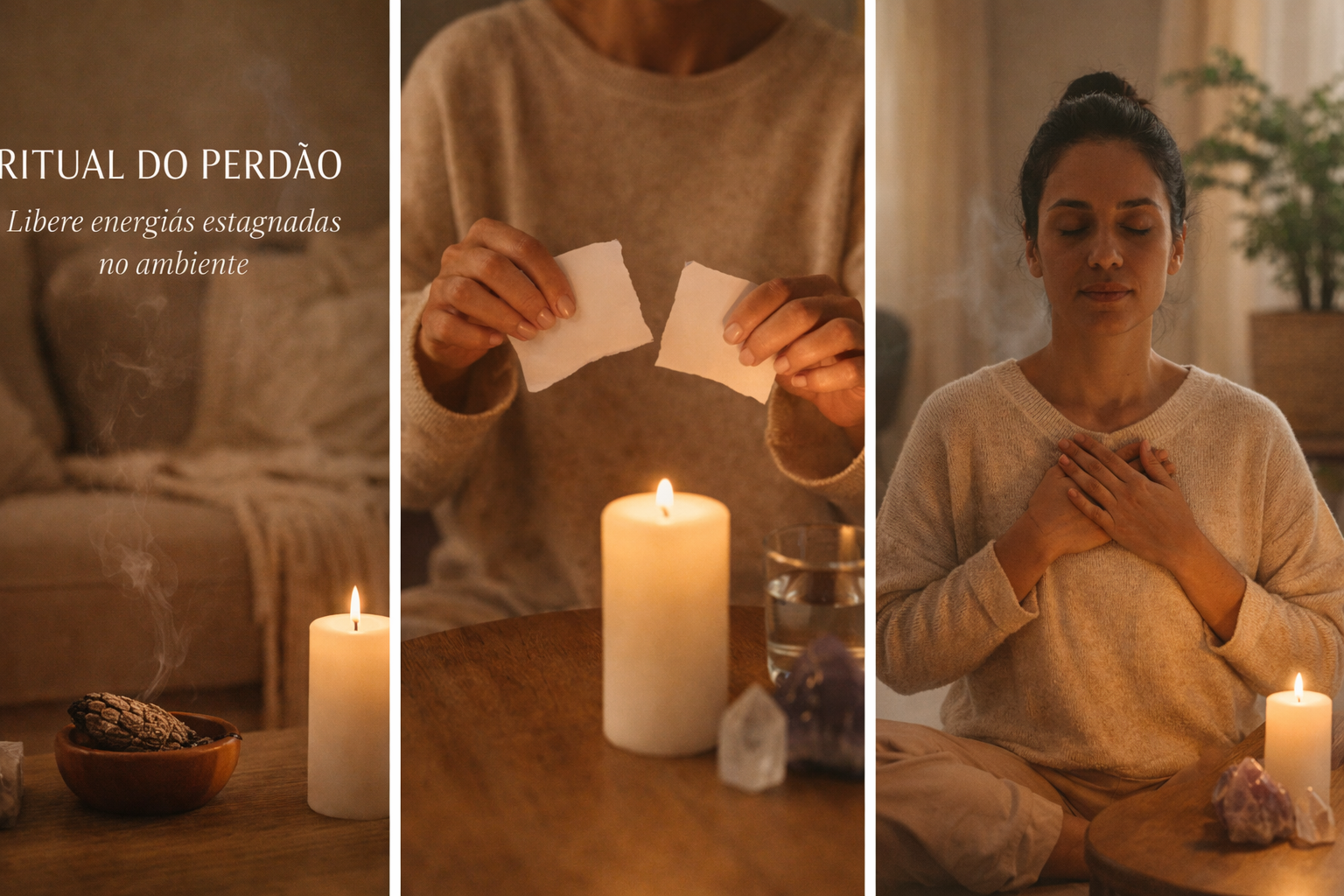 Ritual de perdão no lar