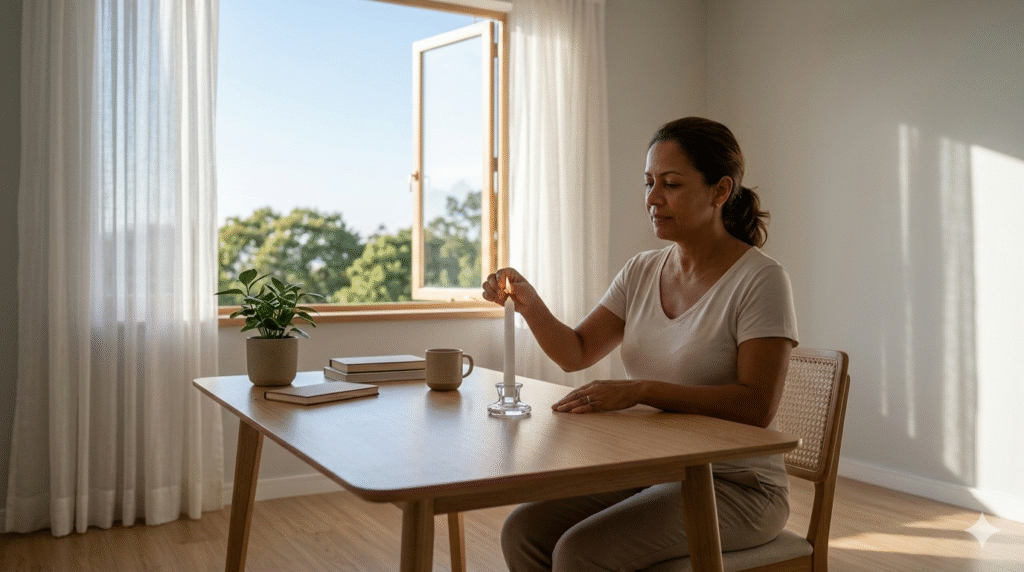 ritual simples para proteger energeticamente sua casa
