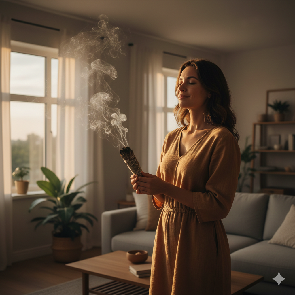 Defumação com Ervas Para Energia Negativa