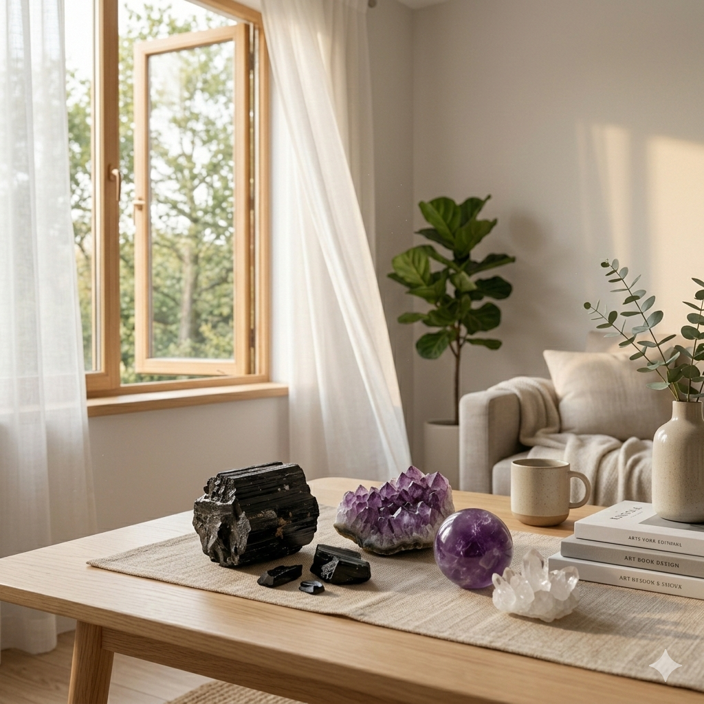 cristais de proteção para proteger a energia da casa