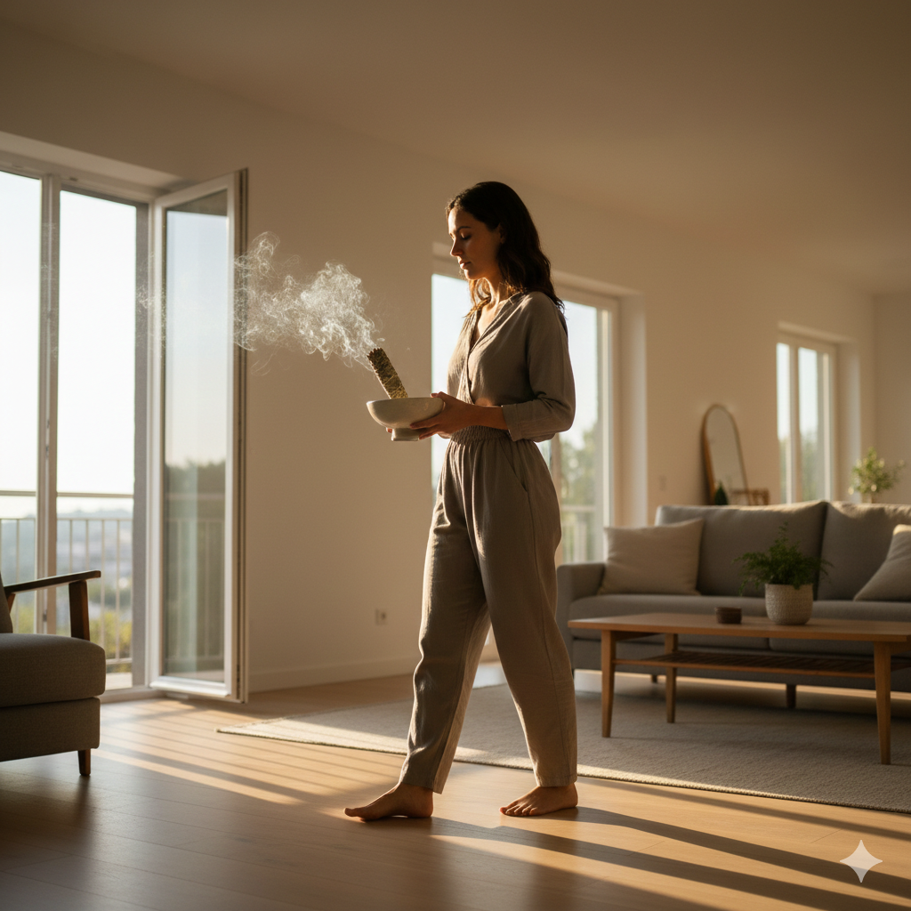 Defumação com Ervas Para Energia Negativa