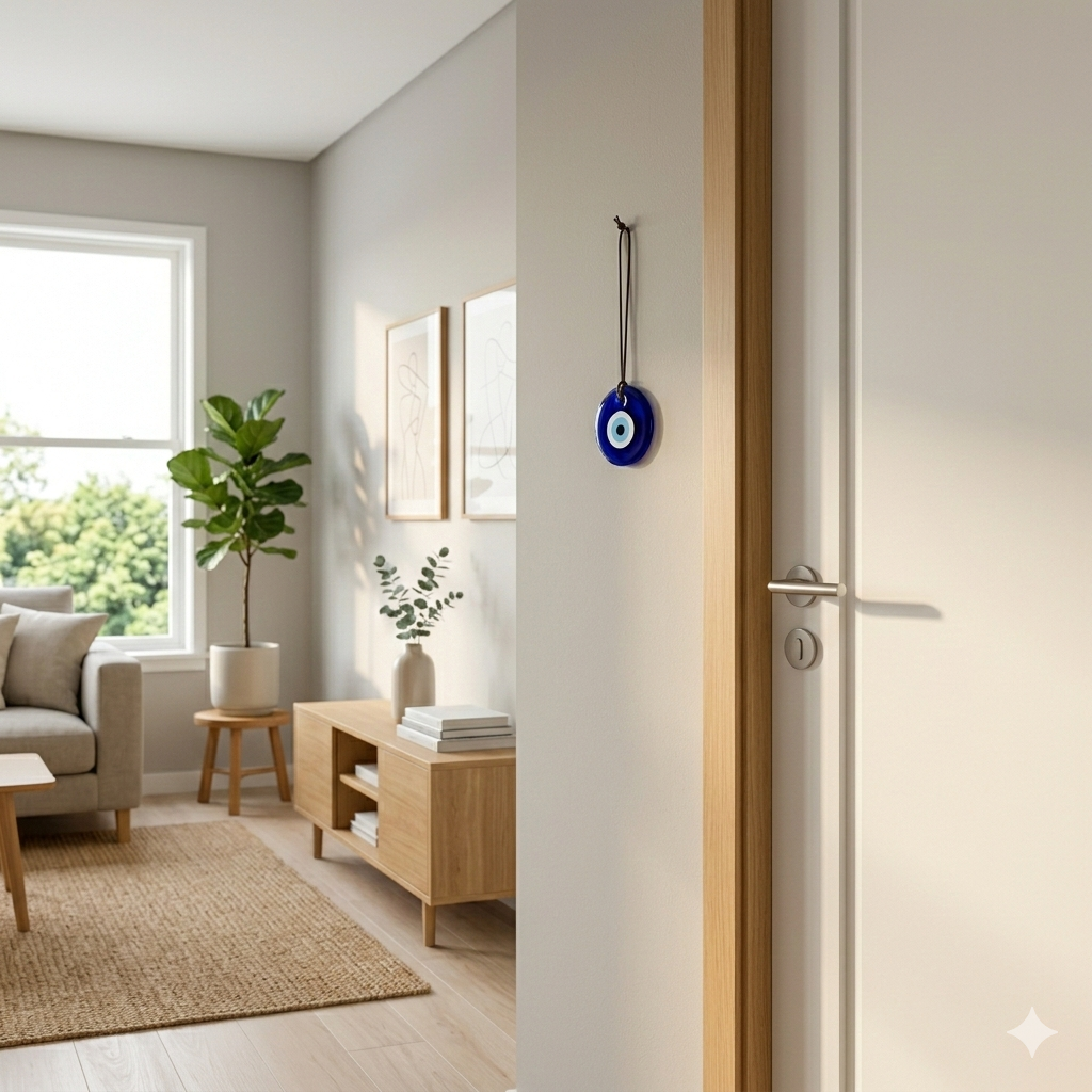 olho grego como símbolo de proteção na decoração da casa