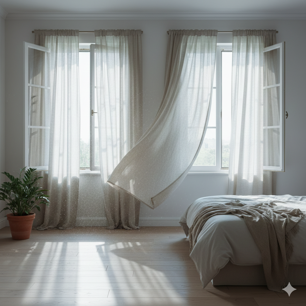 limpeza energética do quarto