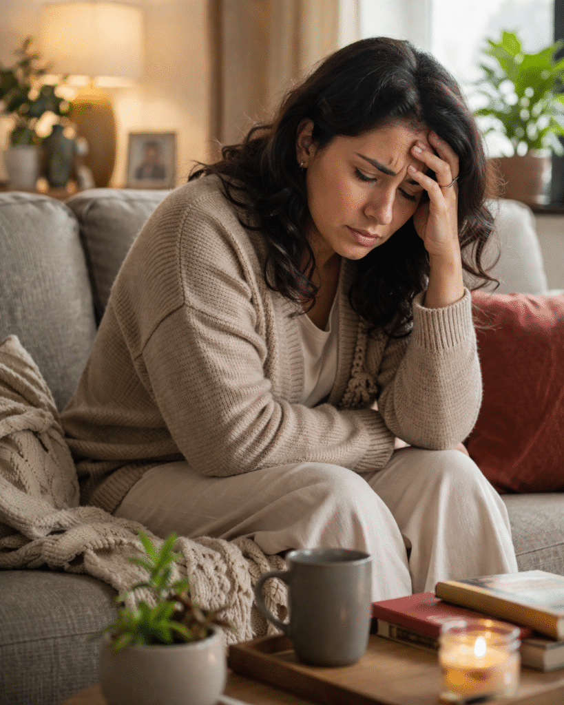 Ansiedade e dificuldade de controlar pensamentos