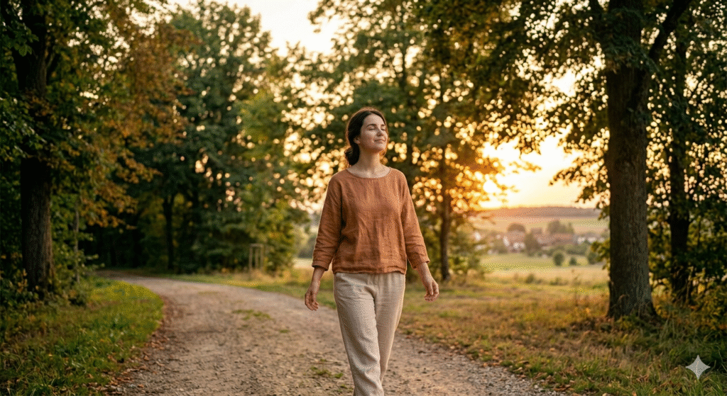 Mente equilibrada e tranquila