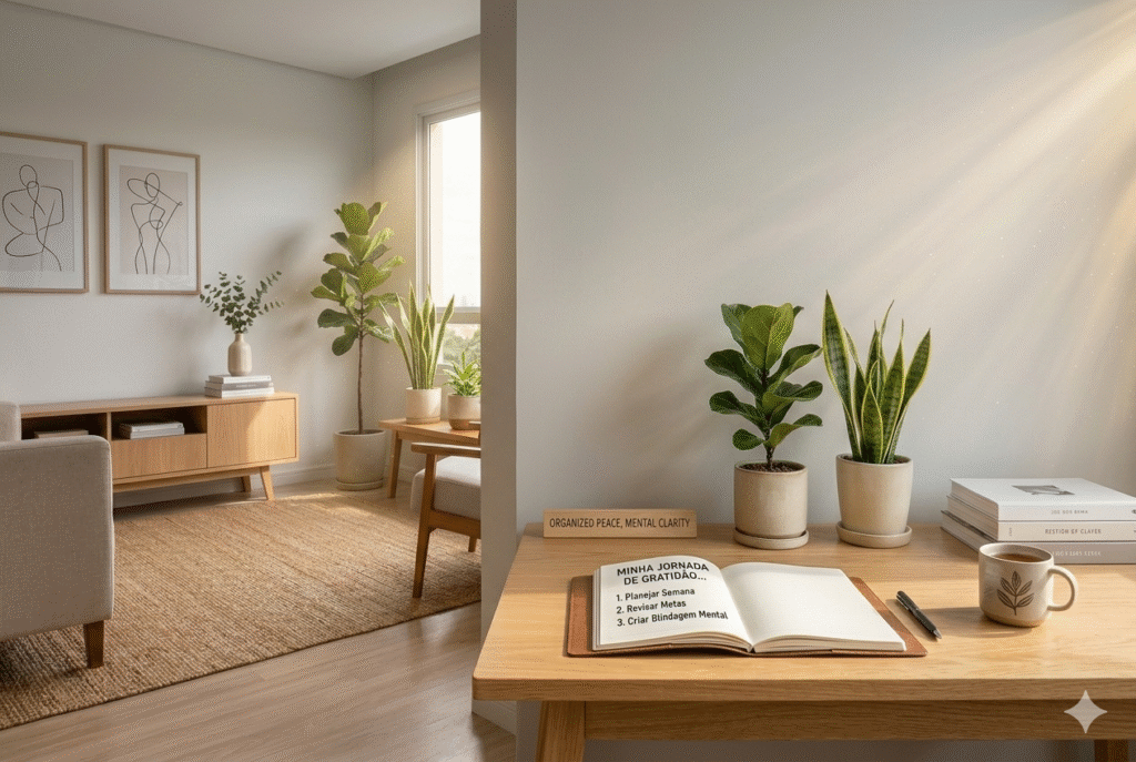 planejamento do ritual para começar o dia profissional com definição de prioridades