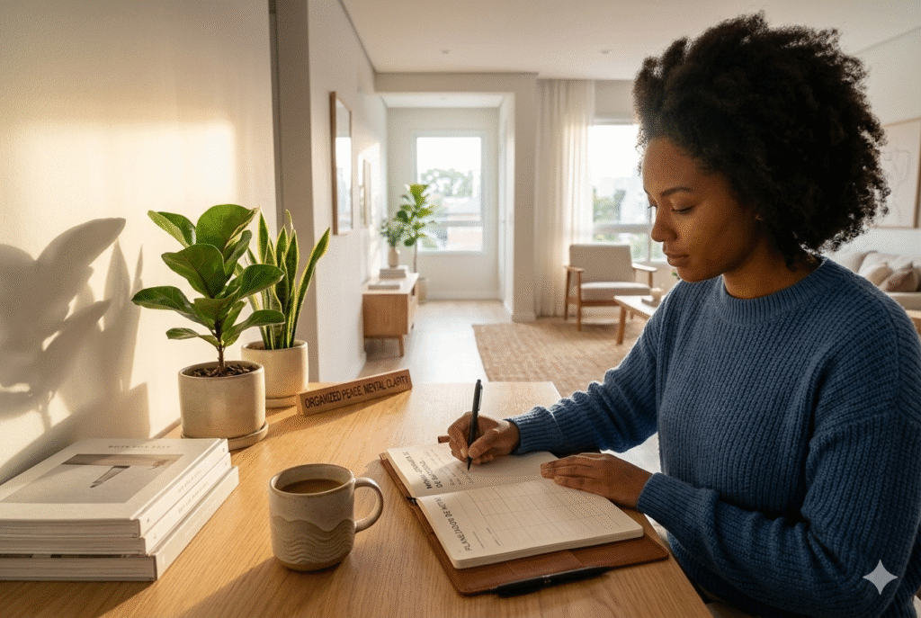 planejamento diário ajudando a proteger energia no trabalho
