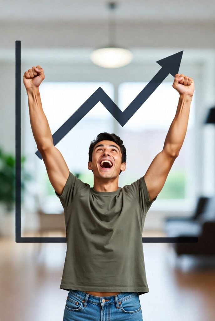 Sucesso financeiro eliminando hábitos bloqueadores - transformação e prosperidade alcançada