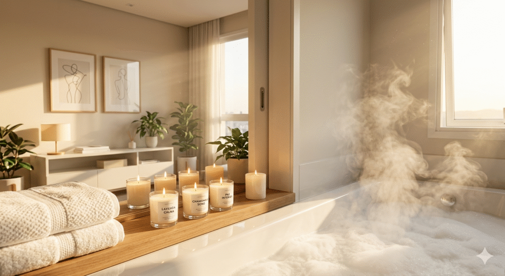 Banho relaxante noturno - técnica de descompressão para dormir melhor