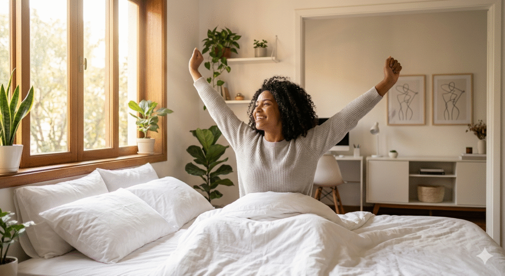 Rotina matinal com afirmações positivas - começando o dia com mentalidade vencedora