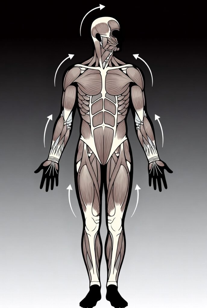 Relaxamento muscular progressivo - mapa corporal do método militar